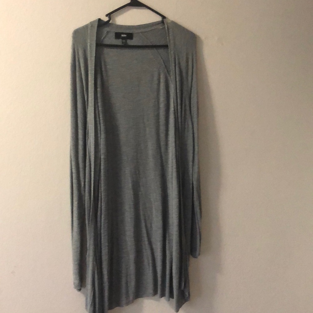 Grey, light weight, maxi cardigan from Target
